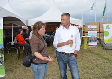 Geertje Schlaman met Ad Lievense van Laarakker BIO.