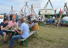 Een bourgondische maaltijd als afsluiter voor de Biologische Velddag 2016.