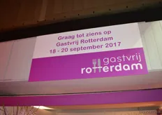 De volgende editie van Gastvrij Rotterdam: 18-20 september 2017.