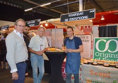 Traiteur de Oorsprong, v.l.n.r.: Jan Ros, Mehrshad Roshanaie, Hans Herweijer, Jop Moorman