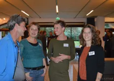 V.l.n.r.: Chris de Vries (BeeBox Utrecht), Sabine Horsting (Bionext), Paula Nijman (Bionext) & Mari van Lunenburg (Totta Research)