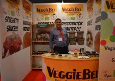 Pascal Depuydt van VeggieBel, veganistische patees van een voormalig slager.