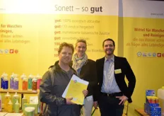 Wouter Weerman, Manja van Rensburg en Andreas Roth van Sonett GmbH.
