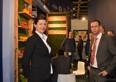 Britta Saeger en Kai Gorissen van het Spaanse Bio Montaña. Zien een toename in de afzet van bonen.