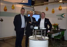 Kees Loos, Niels Vogel en Wout van Cadsand van Special Refining Company. Het bedrijf heeft het raffinageproces in handen van biologische (zonnebloem)oliën.