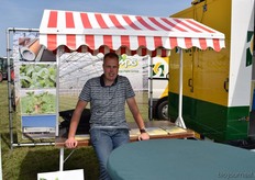 "Freek Pereboom van West Plant Group. Het bedrijf exporteert jaarlijks 350 miljoen planten verspreid over Europa. "We zien veel groei in de koolsoorten."