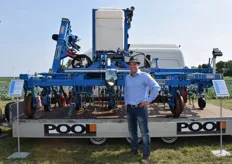 Gert-Jan Nijhoff van Pool Agri Import & Export, actief in grondbewerking en spuittechniek in Nederland en België. Het bedrijf overweegt Carré-importeur te worden.