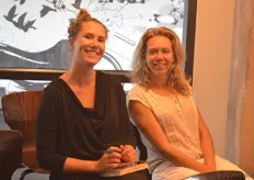 Christel Willers en Liselotte van Belle waren namens Yoni aanwezig op de BioBorrel.