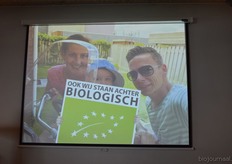 Ook zijn in oktober geboren zoontje 'staat achter biologisch'.