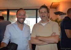 Michel Langemeijer en Michael Mali van 'Hop en pop' (biologische dranken).