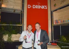 Nick IJzendoorn en Kevin Maessen van D-Drinks.
