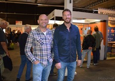 Ook BioBandits Pieterbas Alferink en Hans de Boer bezochten de beurs.