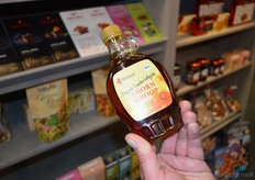 Tot het assortiment van Brauer behoort ook deze biologische Ahorn-siroop.