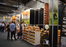 Treur Kaas had weer een opvallende stand in hal 1.