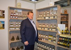 Ook Ton Schroer van Tons Mosterd en Heerlijkheden stond op het Fine Food Festival.