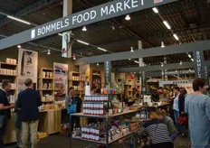 Bommels Conserven had voor de vele verschillende merken een Food Market ingericht.