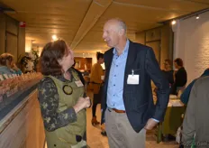 Anja de Waard (Stichting Demeter) in gesprek met Bert van Ruitenbeek, directeur van Stichting Demeter.