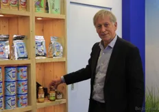Rob Weitjens van Seven Oaks Food: “SQZD, onze breakfast drink, is een echte krachtpatser.” TeeFee behoort tot het portfolio van het bedrijf. Ook verpakt het bedrijf de suiker van Ekoland.