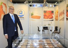 Ronald Man in ’t Veld van Van Meines Vis: “Er komt schot in bio.” Het bedrijf vermarkt visproducten in vele soorten en maten: biologisch, koosjer, glutenvrij. “Forel, zeebaars en zalm doen het goed in bio.”