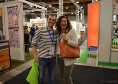 Roelof Hulst en Mylène van Ark bezochten namens Natudis de beurs.