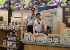 Daan van der Mooren en Adriëtte Breemans presenteerden in de stand van Yarrah de compleet vernieuwde uitstraling.