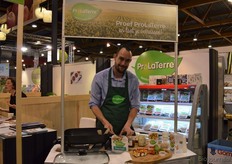 "Ook Rob Swensen stond met het biologische en vegan assortiment van Prolaterre in de stand van Biofresh. "We zijn in december 2016 een samenwerking aangegaan met Biofresh. De reacties van winkeliers zijn heel positief."