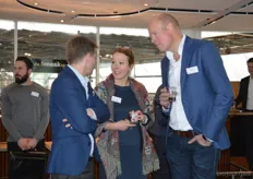 Maarten de Leng (de Smaakspecialist) in gesprek met Monique Koolhaas (Het Merkbare Verschil) en Niels Bader (Spiegelgroep).