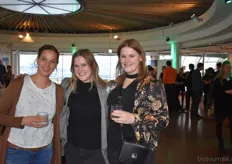 Wendy van Aert (Impact in Bedrijf) en de zussen Daphne en Nicky van der Heijden (blog We are Food Junkies)
