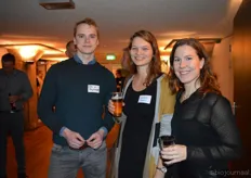Lei van Haperen (Wageningen University), Maren Peters (Tradin) en Lisa Lensen (Wageningen University).