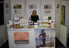Mathilde Eldink van Mattisson Healthstyle brengt naast het bekende assortiment de nieuwe ontbijtgranen extra onder de aandacht.