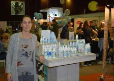 Maike van den Brand staat op de beurs om haar producten van Bublles onder de aandacht te brengen. Het is een lijn met producten voor kinderen met tevens een educatief moment.