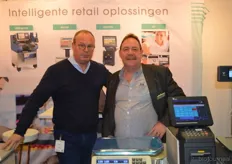 Cees heus en Mario Lutkehaus van Digi Group, zij zijn gespecialiseerd in weeg-, etiketteer- en afrekenapparatuur voor de retail.
