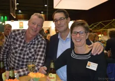 Hans van der Stok, Robbert Blok en Yvonne Wijnsma van Green Organics.