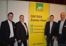 Adrwin Jochemsen, Henk de Groot, Niels Breij en Wim Krajenbrink van AgruniekRijnvallei.