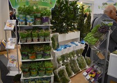 Een ruim assortiment van biologische kruiden wordt geshowd door Agricola Octoflora.