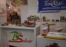Bio Sabor liet de bezoeker de biologische tomaten zien en proeven.