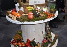 Een mooie tentoonstelling van het biologische assortiment van Bivano (onderdeel van de Böhmer groep).