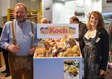Robert en Franziska Koch zijn aanwezig tijdens de beurs in Berlijn met hun assortiment biologische groenten.