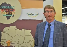 De Organic Africa Pavilion is opgezet door ProFound. Bert-Jan Ottens legt uit dat ze met dit Paviljoen de exposanten van Afrika bij elkaar zetten en steunen, zodat ze op deze manier binnen het paviljoen de mogelijkheid hebben om te groeien.