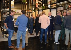 Opvallend veel mannelijke deelnemers aan de borrel…