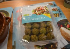 Ook nieuw van Florentin: mini falafel.