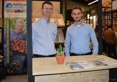 Erik Flux en Dave de Bekker stonden vanaf donderdag namens Nautilus Organic op de BIOFACH 2018.