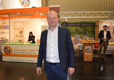 Bio-geitenhouder Gerrit Verhoeven behoorde tot de BIOFACH-bezoekers.