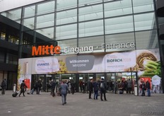 De hoofdingang van de BIOFACH en VIVANESS 2018.