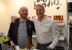 Pieter Bas Alferink (BioBandits) en Lex Drost (imkerij De Traay).