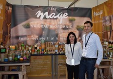 Het Belgische bedrijf Mage stond voor de eerste keer op deze beurs, zo vertelde Adolphe Marrache (rechts op de foto).