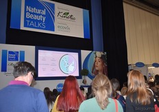 Voldoende interesse in de 'Natural Beauty Talks', welke gedurende beide dagen werden gehouden.