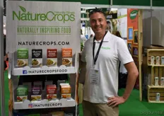 "Steve Brock, eigenaar van Nature Crops liet weten: "We staan hier met een hele nieuwe 'look' van ons assortiment. Aan het eind van het jaar introduceren we nieuwe producten."