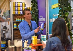 Chikko Not Coffee is ook vertegenwoordigd en laat de bezoeker kennis maken met de (nieuwe) smaken uit het assortiment.