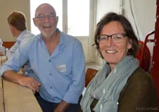 Biologische bakker Gerard Hardeman (Dutch Organic Baking School en Gerard & Suus) met Yvonne Servaas van Bionext.
